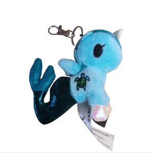 TOKIDOKI Cerulean Mermicorno Plush Toy Shimmer Teal Unicorn Mermaid